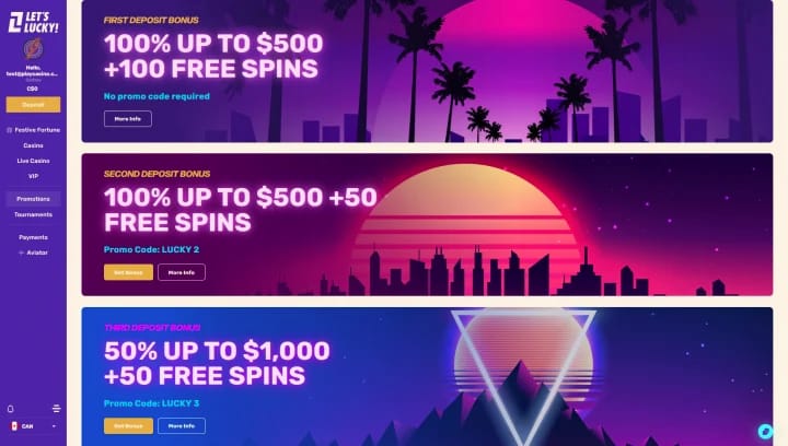 Gambling review site - Lets Lucky